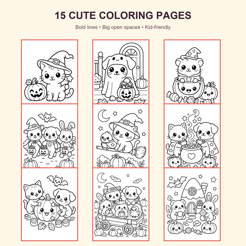 Bold and easy coloring pages sample