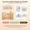 Little Pets Adventure — 30 Bold & Easy Printable Coloring Pages