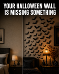 Glowing Bat Swarm — 3D Halloween Wall Lights